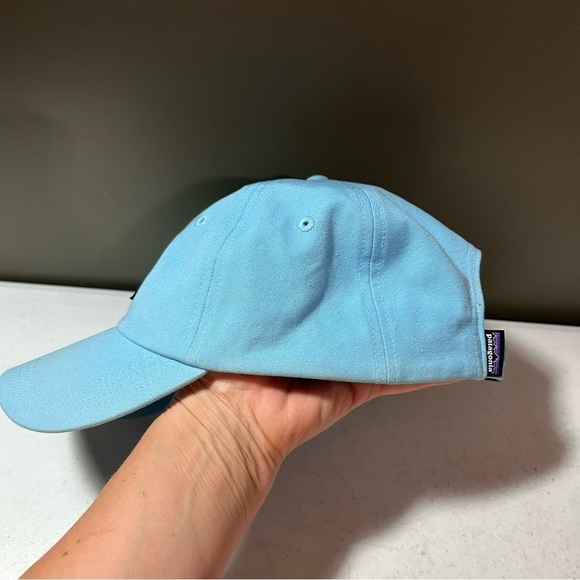 Patagonia Light Blue Snapback Baseball Hat Unisex - Picture 8 of 8